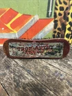 VINTAGE TROP-ARTIC AUTO OIL BOOT BRUSH SIGN CAR GRAPHIC GARAGE MANHATTAN OIL SD