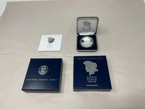 2024 Peace Silver Dollars Proof Coin - 24XL - San Francisco (S)