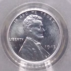 1943 "P" Lincoln Wheat *STEEL* Cent 1c PCGS MS65 #437 Gem BU Unc ECC&C, Inc.