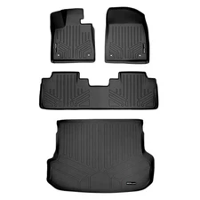 SMARTLINER SA0222/B0222/D0222 Front/Rear BLACK Floor Liners for Lexus RX