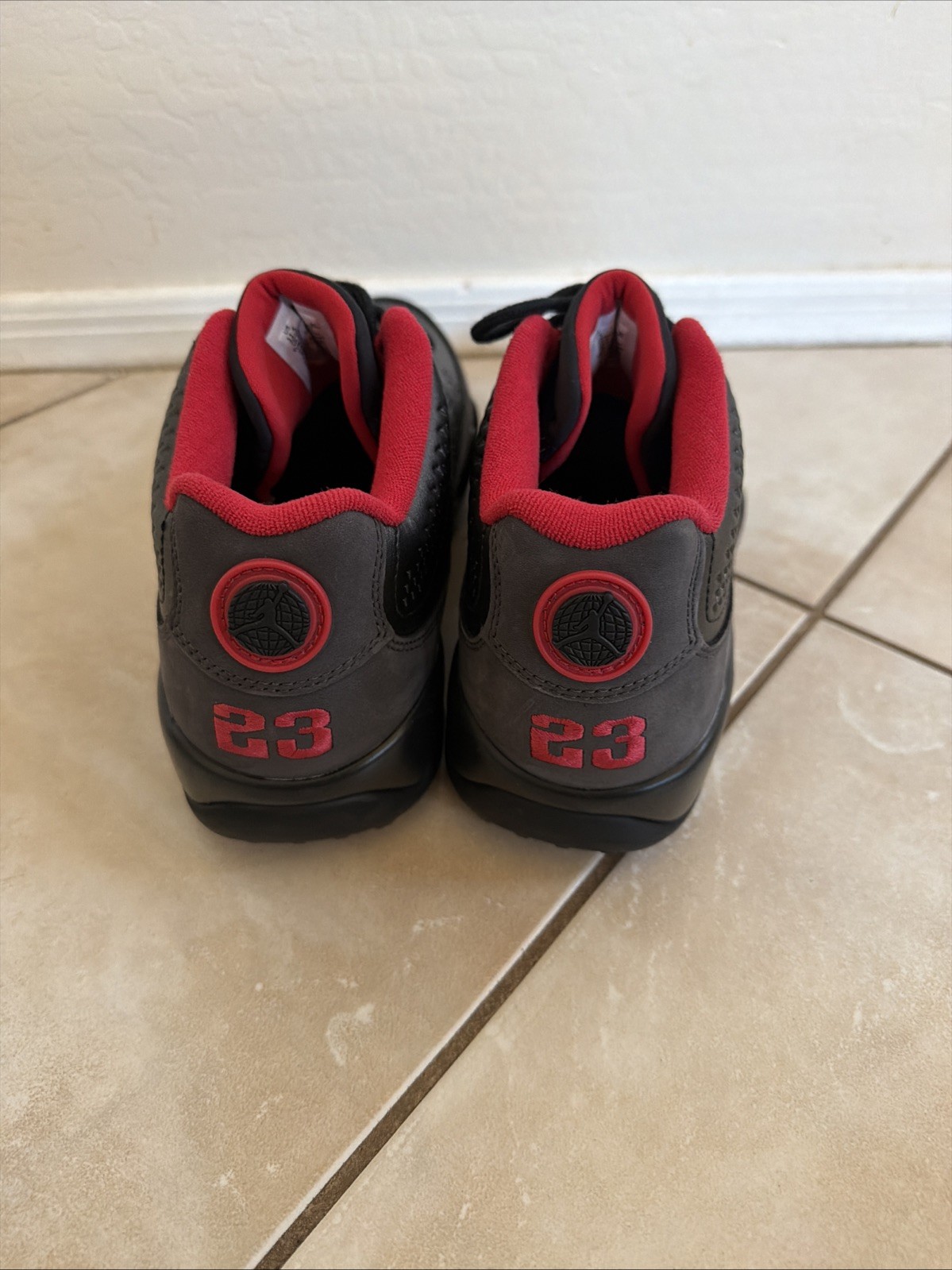 Nike Air Jordan 9 Low Men's Golf Sneakers Black True Red FJ5934-002 Size 11.5 thumbnail 4