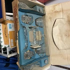 New Vintage Anchor Hocking Early American Prescut 11 Piece Table Service In Box