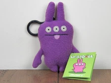 Uglydolls Jrumpy 5" Plush Backpack Clip Stuffed Keychain Purple Ugly Doll *NEW*