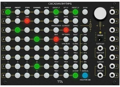 TIPTOP AUDIO CIRCADIAN RHYTHMS : BLACK : NEW : [DETROIT MODULAR]