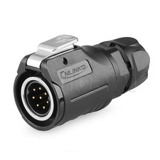 8 Pin Male Quick Connect Waterproof In-Line Power Connector