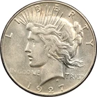1927-S Peace Silver Dollar $1, About Uncirculated AU