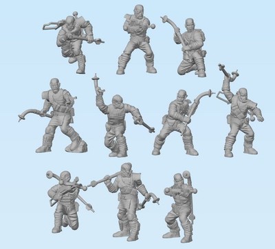 Star Wars Legion Miniatures - Grave Tuskens - Tusken Mercenary Swoop Gang #1