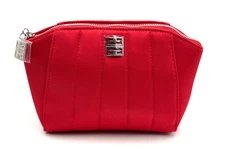 Givenchy Pouch  Cosmetic Makeup Bag ~ Red