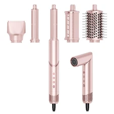 5 in 1 Hot Air Styler, 110,000 RPM High Speed Blow Dryer Brush, Foldable air ...