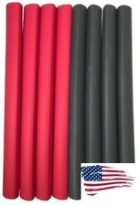 (8) 12" Black Red Heat Shrink Tubing 1" Dual Wall Adhesive Glue Lined Wrap 3:1