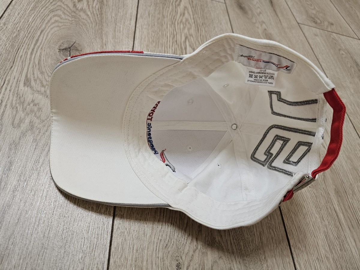 TOYOTA PANASONIC RACING VINTAGE CAP F1 TEAM TOYOTA WHITE CAP