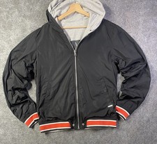 Diesel Men  s Reversible Jacket Mohawk Big Logo Size Medium/Large RARE