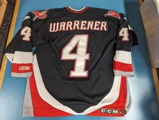 Rhett Warrener CCM Buffalo Sabres Goat Head Original Replica Jersey Size XL HSBC