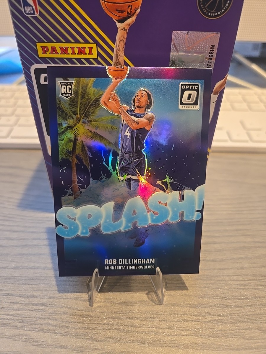 2024-25 Donruss Optic ROB DILLINGHAM Splash Prizm Purple Rookie RC