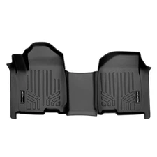 SMARTLINER SA0458 Front BLACK Floor Liners Silverado/Sierra Ext/Crew