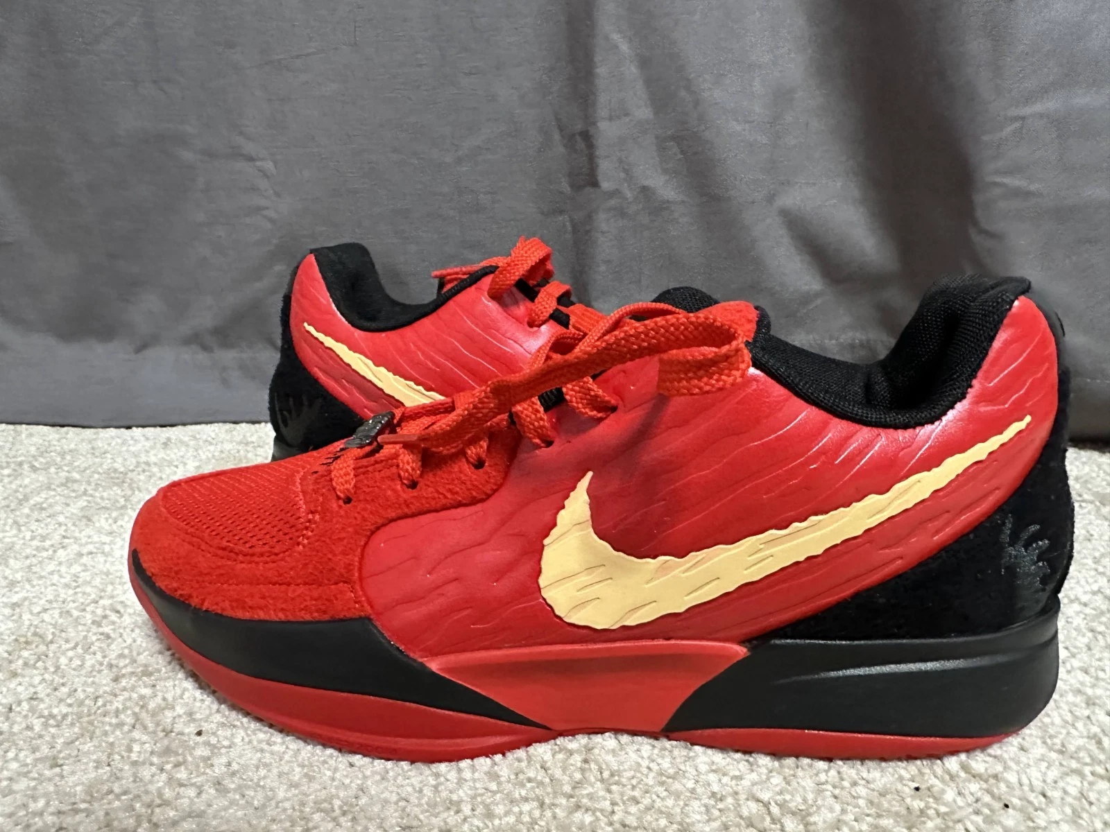 Scarpe da basket Nike Ja 2 Nightmare Red da uomo taglia 10 HQ2638600 nuove