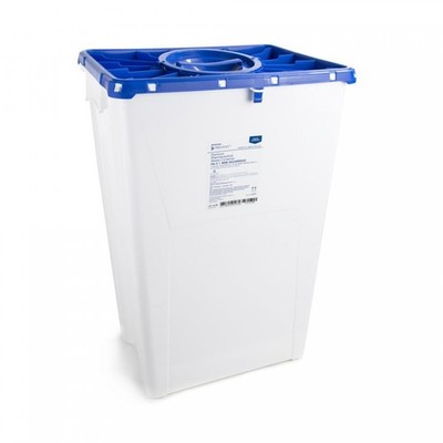 McKesson Prevent Pharmaceutical Waste Container 18 Gal 24.6x17.3x13'' Top Entry 1