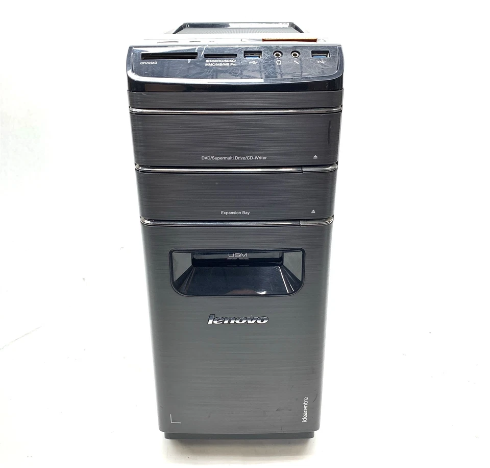 Lenovo IdeaCentre K430 Tower i7-3770 3.4GHz 32GB 500GB SSD NO/OS PC WIFI GTX 770 - Image 2 of 4