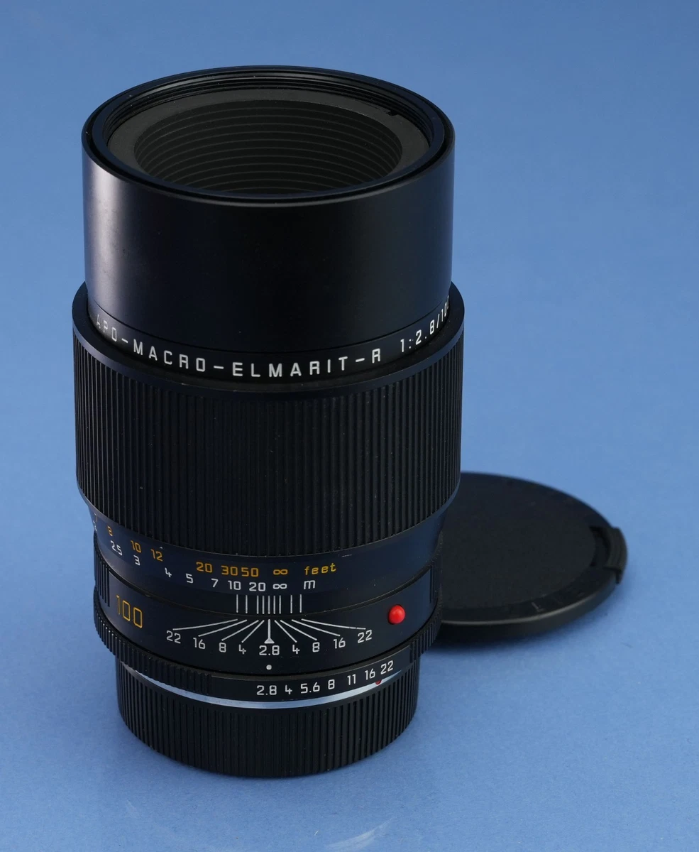 Leica APO-MACRO-ELMARIT-R 100mm Focal f/2.8 Camera Lenses for sale