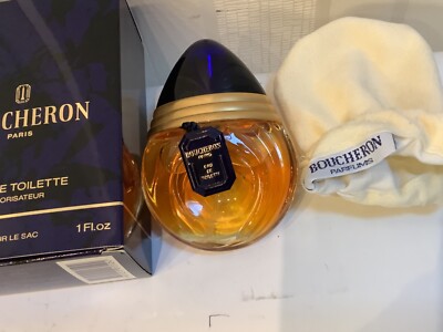 eau de toilette taschenspray mit boucheron tasche. 30 ml Vintage.