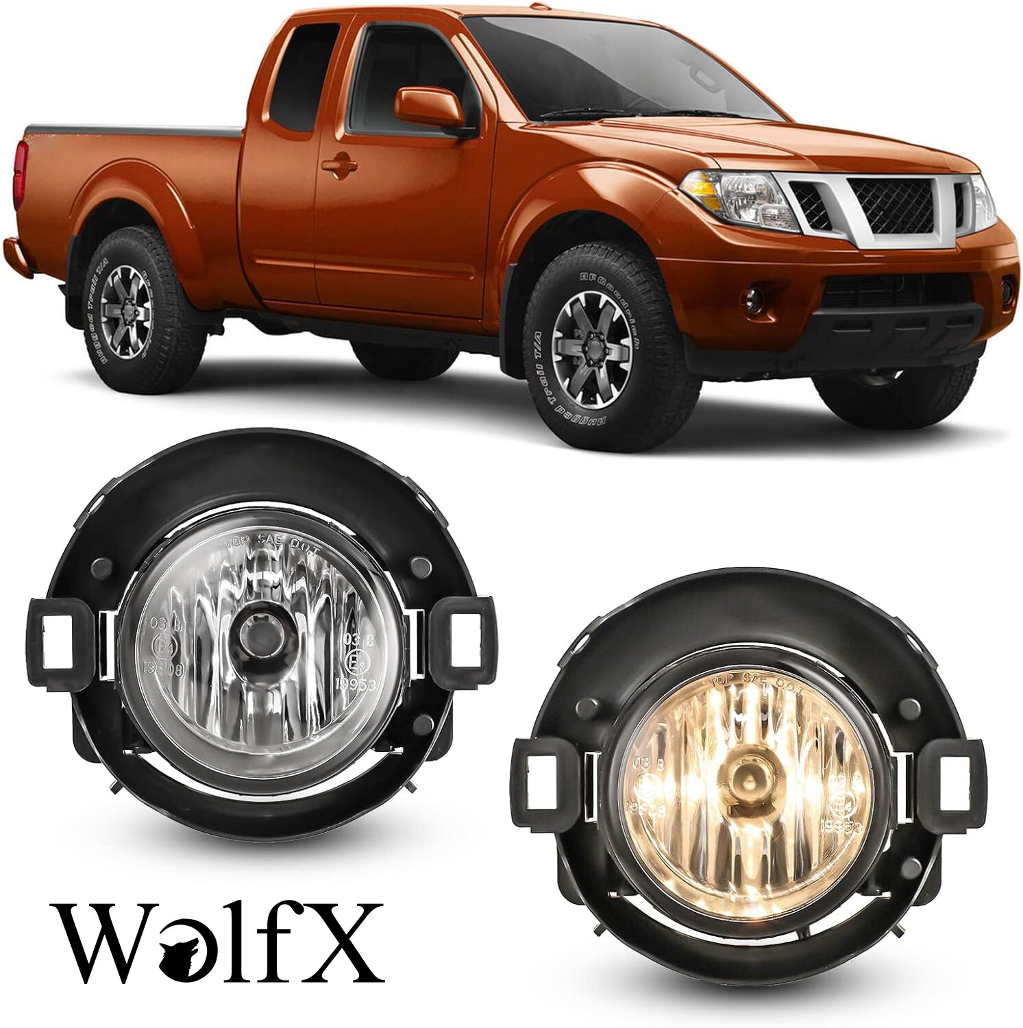 2005-2015 Nissan Xterra & 2010-2019 Frontier Fog Light Kit - Left & Right Bumper Lamps