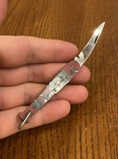 Camillus Babe Ruth Pocket Knife Baseball Bat Single Blade c1930 from Quaker Oats