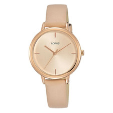 Lorus Ladies Classic Nude Strap Watch RG290QX9