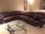 3 piece purple sectional sofa