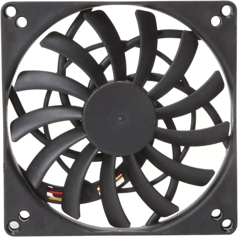 Scythe KAZE JYU SLIM SY1012SL12L 100mm 3-pin Case cooler 12V .09A - Image 2 of 4