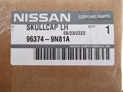 Genuine OEM Nissan 96374-9N81A Driver LH Side Mirror Cover Cap 2009-2015 Maxima