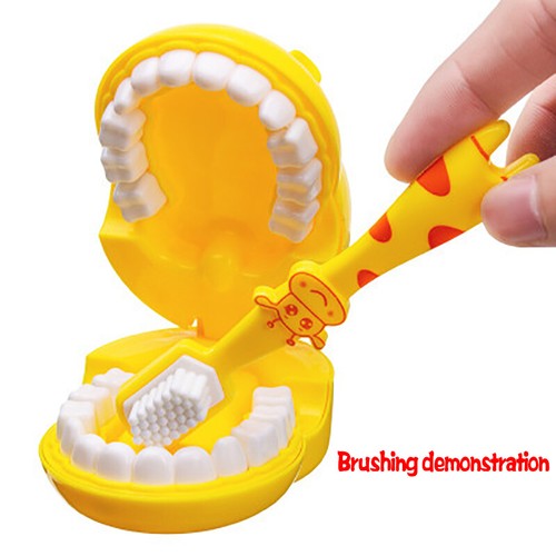 4pcs Kids Pretend Play Toy Dentist Check Teeth Model Set Educational LearingBSE_