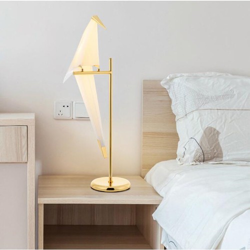 Iron LED Swing Paper Crane Bird Floor Lamps / Table Lights Bedside Home Lighting - Picture 16 of 47