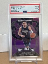 Luka Doncic 2020-21 Chronicles Rookies&Stars Crusade Purple Prizm /49 PSA 10