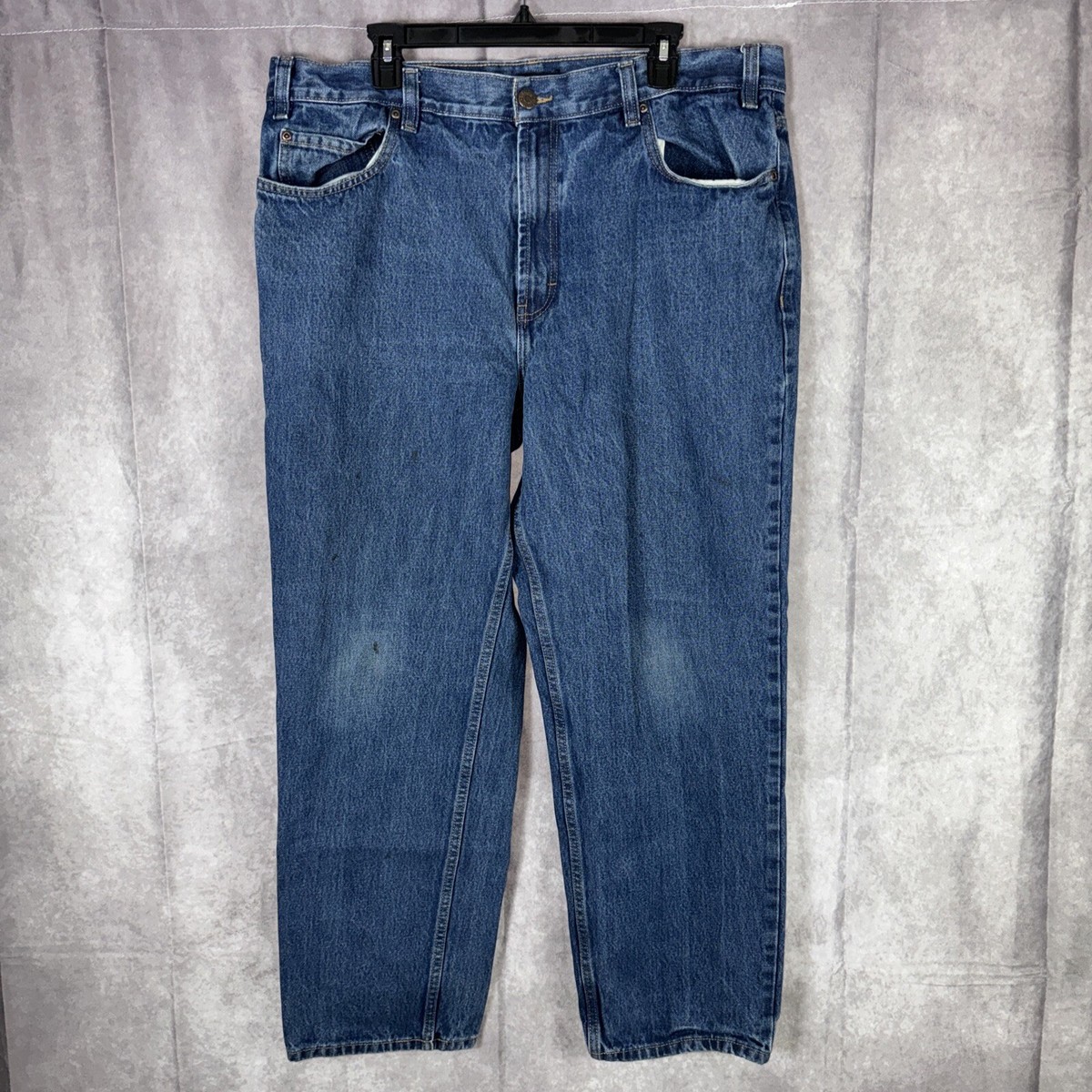 Kirkland Signature Jeans Men's Size 40x32 Straight Leg Dark Wash