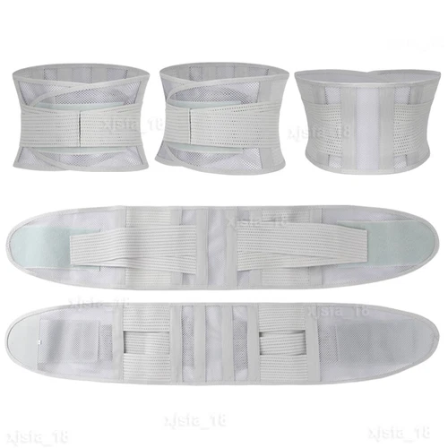 Back Support Brace Lower Back Pain with 4 Stays Belt Relief Breathable Air Mesh - Picture 27 of 28