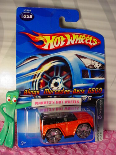 2006 Hot Wheels BLINGS MERCEDES-BENZ G500 #58 oc☆Orange/Black☆Dropstars - 第 1/2 張圖片