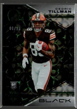 2023 Panini Black Emerald #193 Cedric Tillman /15