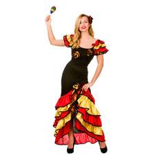 Típico Trajes De Danza EspaÃ±ola Maillot Negro De Flamenca Danza