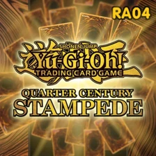 YuGiOh Quarter Century Stampede RA04 Main Set Super Ultra Secret Rare 