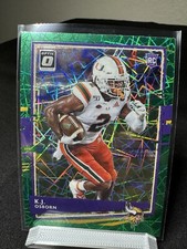 2020 Optic K.J. Osborn  Rookie Green Velocity #102 Vikings