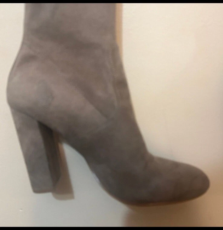 Steve Madden女式8.5情绪灰褐色过膝靴 — 第 3/4 张图片