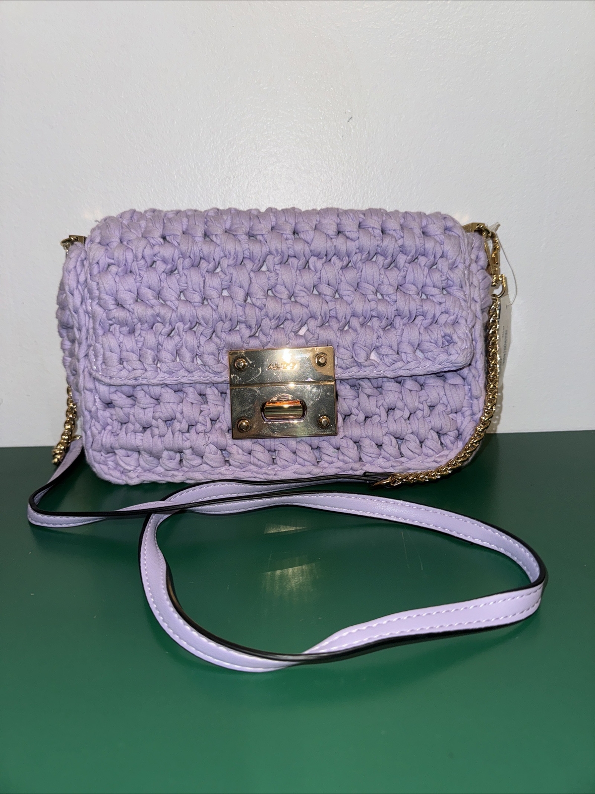 Aldo Crochetta Crossbody Bag in purple NEW eBay
