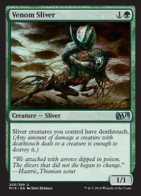 MRM FR/VF Venom Sliver - Gift Slivoide MTG magic M10+