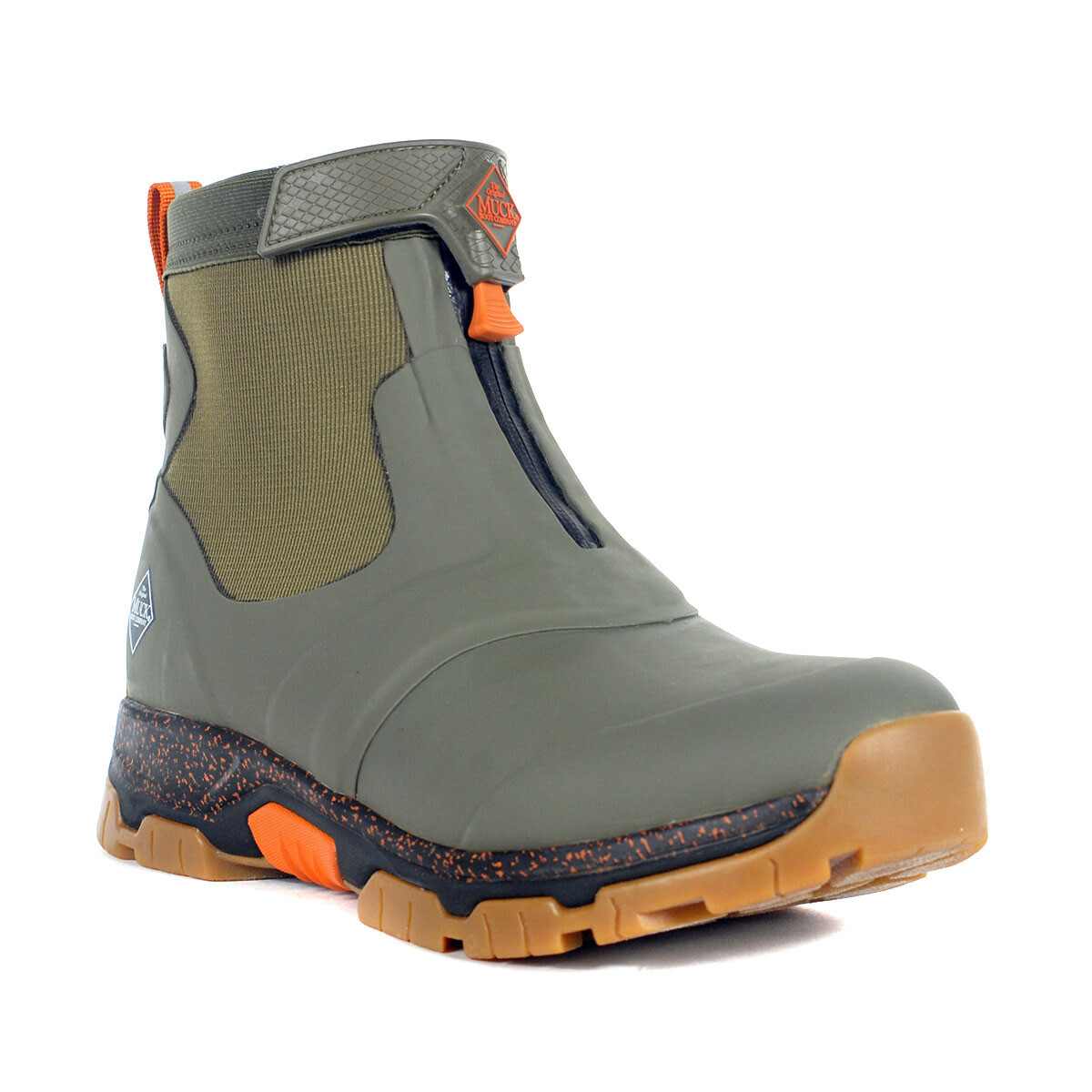 Muck Boots Men's Apex Mid Zip Olive Waterproof Boots AXMZ302 | eBay