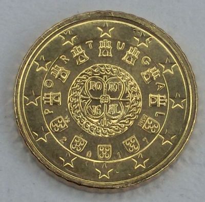 50 cent Pièce de Monnaie Portugal 2017 splendide
