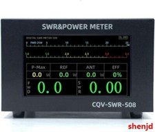 CQV-SWR-508 200W 1.8-54MHz Digital SWR  Power Meter Standing Wave Meter for SDR