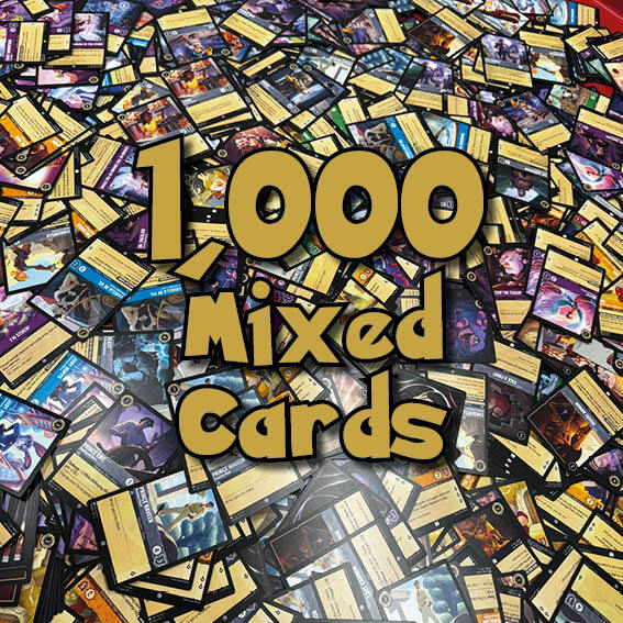 DISNEY LORCANA  1000 Mixed Cards POCKET MONEY BUNDLE STARTER SETS 1-9 RANDOM MIX