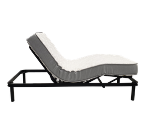 Adjustable Bed Steel Frame & Mattress - 250kg Weight Limit ...