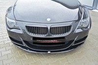CUP Spoilerlippe Schwarz FüR 6Er M6 BMW E63 Performance Frontspoiler Schwert V1
