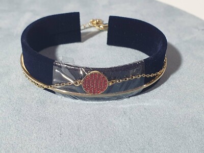 Swarovski Ginger Armreif Pavé, Rot, Goldlegierungsschicht M (5642948)